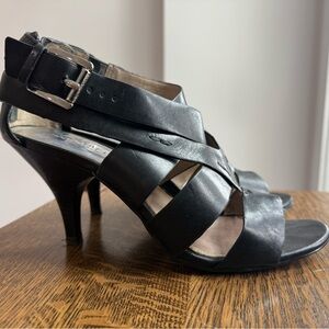 Michael Kors Black Strappy Heels